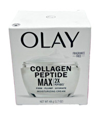 OLAY COLLAGE PEPTIDE MAX 2X PEPTIDES - MOISTURIZING CREAM. FREE SHIPPING