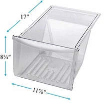 Crisper Drawer Compatible with Frigidaire Refrigerator FRT18S6JW3