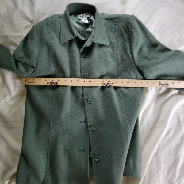 Pendleton 100% Virgin Wool Button Front Jacket Gr… - image 9