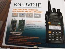 Qwouxun KG-UVD1P Two Way Radio With Many Accessories Eliminator, Battery, Cables