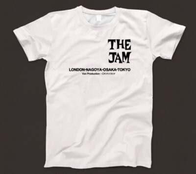 The Jam T Shirt 689 Japan Tour 1980s Osaka Tokyo Mod Paul