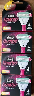  Wilkinson Sword Quattro for Women Sensitive 16xRasierklingen