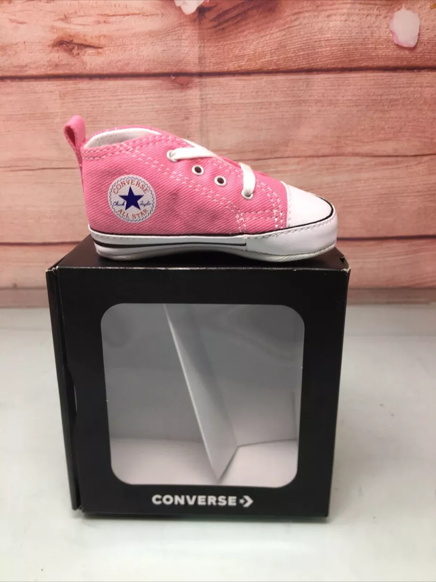 Converse Chuck Star Infants Shoes Pink/White 88871 sz 3, 4 | eBay