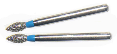 Diamanteinsatz 2 x 1,6mm - blau Baseball Teleskopzange  Flipper Konuskronenzange