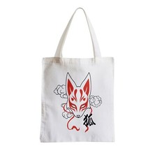 Sac en Tissu Kitsune Renard Culture Japonnaise Asiatique Manga
