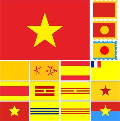 Vietnam Flag Roya Nguyen Dynasty South Empire Dainamese Colonial Anna FNL