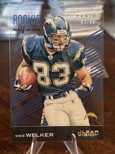 2015 Panini Clear Vision Wes Welker Rookie Blue /99 Chargers #91