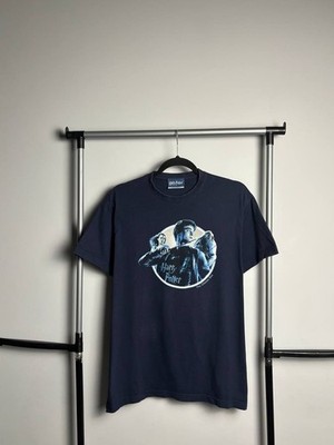 Harry Potter Elbenwald T-Shirt Vintage Graphic Navy Blue The Chosen Size M
