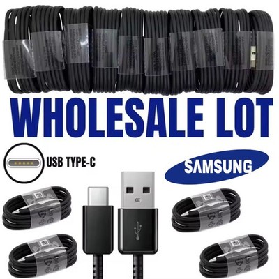 Bulk Lot USB Type C Charger Cable USB C Fast Charging Cord For Samsung Android