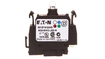 4015081157099 Dioda czerwona mocowanie czołowe SmartWire-DT M22-SWD-LED-R 115969