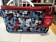 Harveys | Disney Mickey Loves Minnie Top Handle Woven Nylon Seatbelt Bag