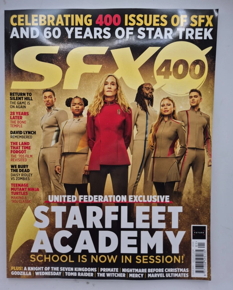 SFX magazine Jan 2026 Starfleet Academy, David Lynch, The Bone Temple, Stranger