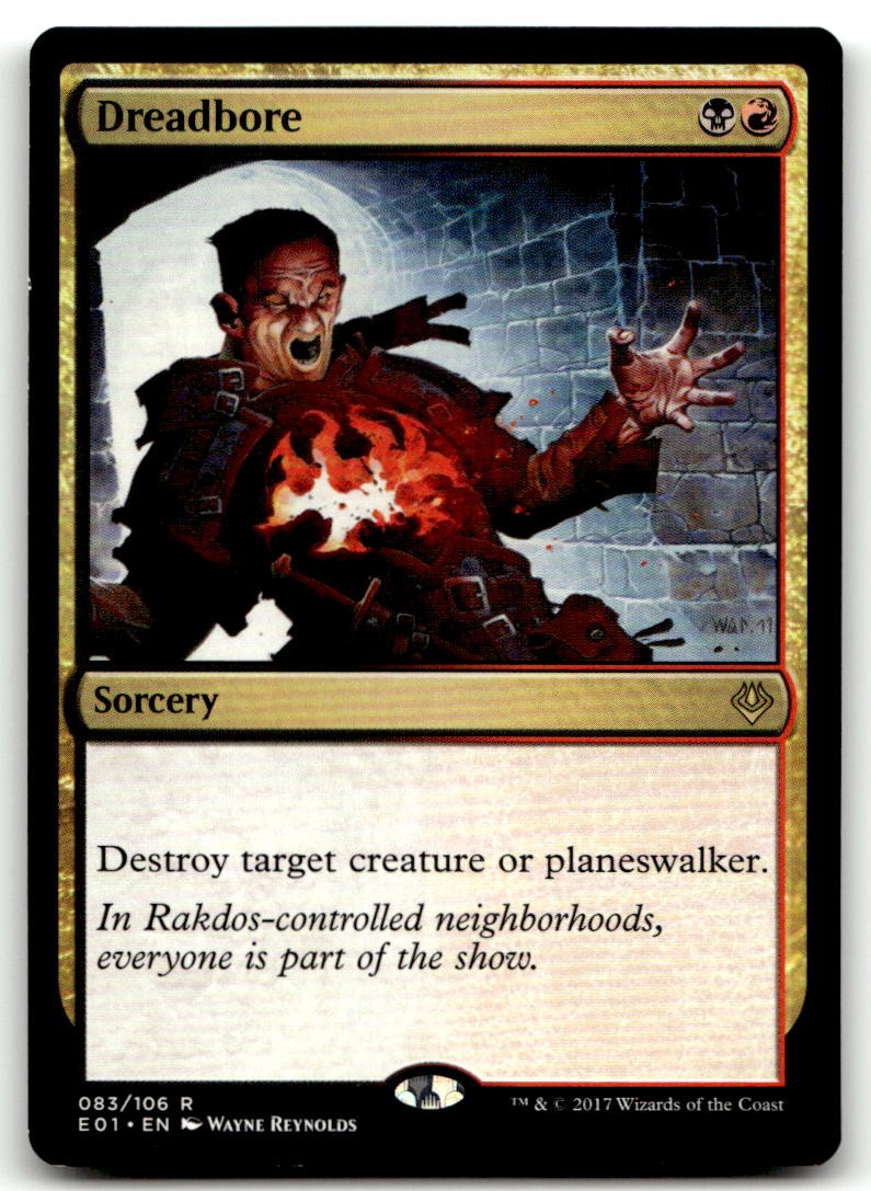 Dreadbore #83 (LP) Archenemy Nicol Bolas AC2 Magic MTG