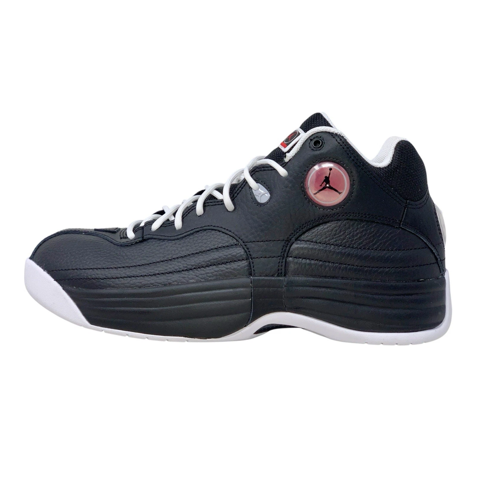 Air Jordan Jumpman Team 1 Panda Black Sneakers, Size 12 BNIB FV3928-006