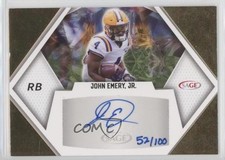 2023 SAGE Low Series Auto Gold 52/100 John Emery Jr #A-JE Auto 5n0
