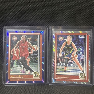 2025 WNBA Panini Donruss - Tina Charles #52 Blue Laser /49 SSP