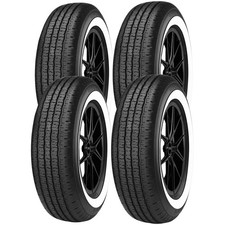 Qty 4 20575r15 Gripmax Maxgrip Classic Gt 97h Sl White Wall Tires
