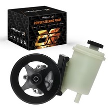Front Power Steering Pump For Dodge Ram 1500 V8 5.7l 2500 3500 L6 6.7l 8pk 03-10