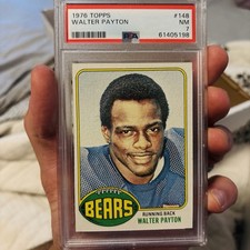 1976 Topps WALTER PAYTON #148 Rookie RC PSA 7 NM Near Mint! Vintage Card HOF