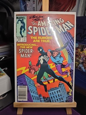 THE AMAZING SPIDER-MAN 252 SIGNED & COVER & ART RON FRENZ COA