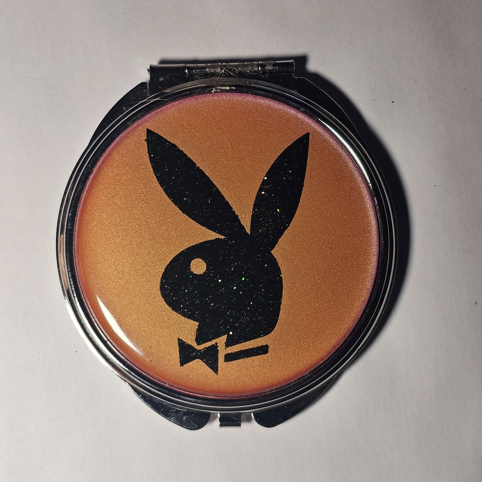 VTG Playboy Bunny Handbag White Logo Pink Lining Small Purse 90s Y2K Rare Retro image 7