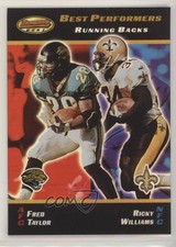 2000 Bowman's Best Best Performers Fred Taylor Ricky Williams #99 0bx4