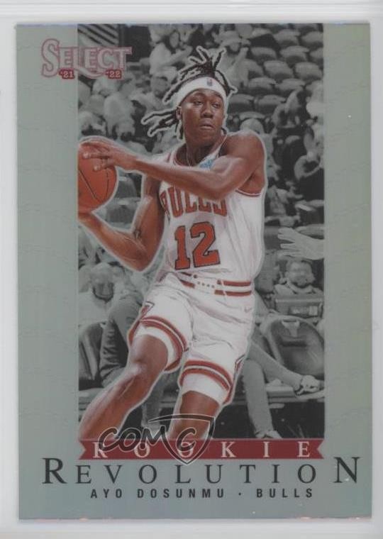 2021-22 Panini Select Rookie Revolution Silver Prizm Ayo Dosunmu #22 RC 0o3x