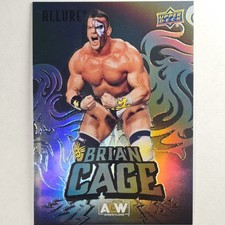 Brian Cage Black Rainbow #10 2024 Upper Deck AEW Allure