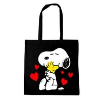 Logoshirt® Peanuts | Snoopy & Woodstock | Best Friends | Baumwolltasche Tote Bag