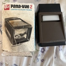 Vintage GAF Pana-Vue 2 Lighted 2x2 Slide Viewer In Original