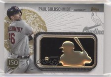 2019 Topps MLB Logo Golden Cards 150th Anniversary Paul Goldschmidt Patch 04br