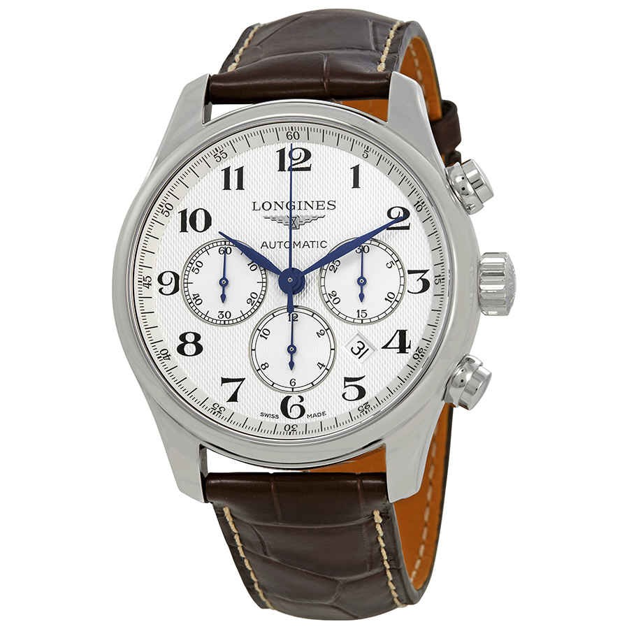 Longines Master Collection Chronograph Automatic Silver Dial Men's Watch