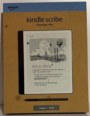 Amazon Kindle Scribe 32GB 10.2in - Tungsten with Premium Pen C4A6T4