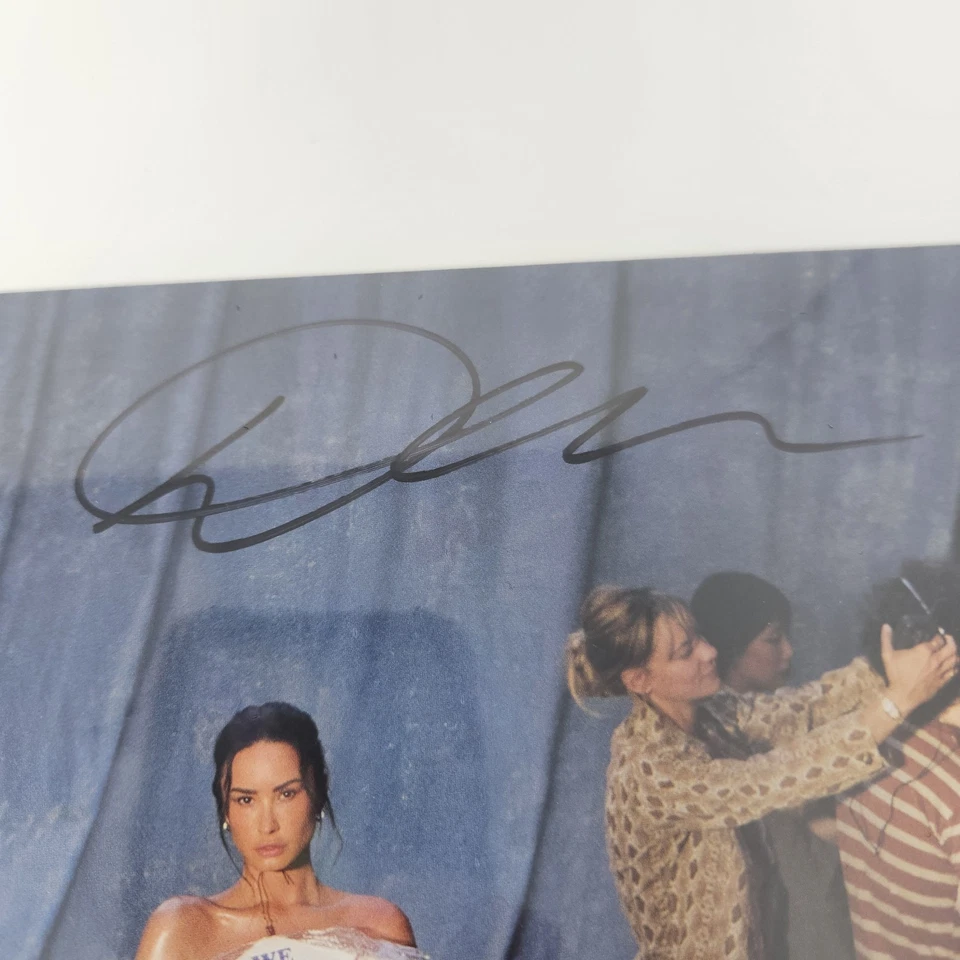 COVER SIGNED! NEW! Demi Lovato - It's Not That Deep Indie Exclusive Ivory Vinyl - Image 2 of 3
