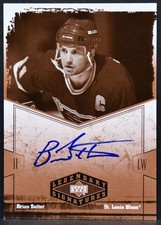 2004-05 Upper Deck Legendary Signatures Brian Sutter BR Auto 4372