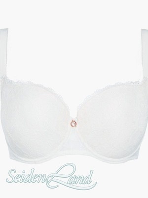 Halbschale BH ROSESSENCE HK Spitze uni von Aubade weiss oder rot