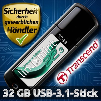 NEU: Linux Mint 22.3 ''Zena'' Cinnamon 32 GB USB-Stick Betriebssystem Markenware
