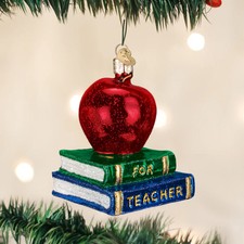 Old World Christmas - Teacher'S Apple - 36128