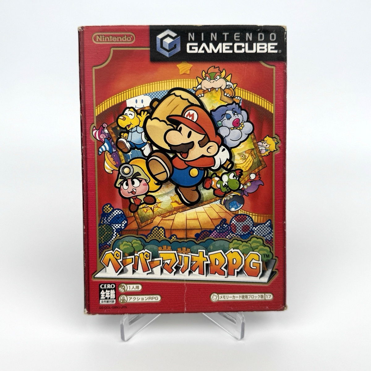 Paper Mario RPG Thousand Year Door Nintendo Gamecube Japanese Import  Complete