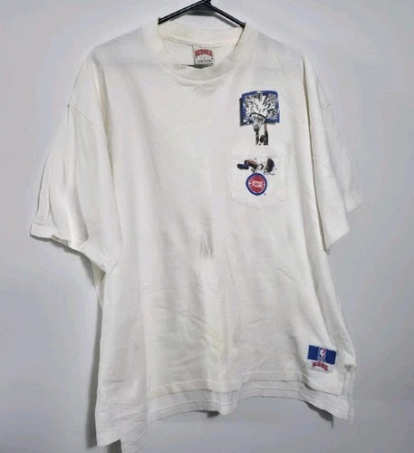 Detroit Pistons Vintage Nutmeg Mills NBA Size XL