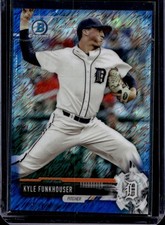 2017 Bowman Kyle Funkhouser Chrome Prospects Refractor Blue Shimmer #BCP85