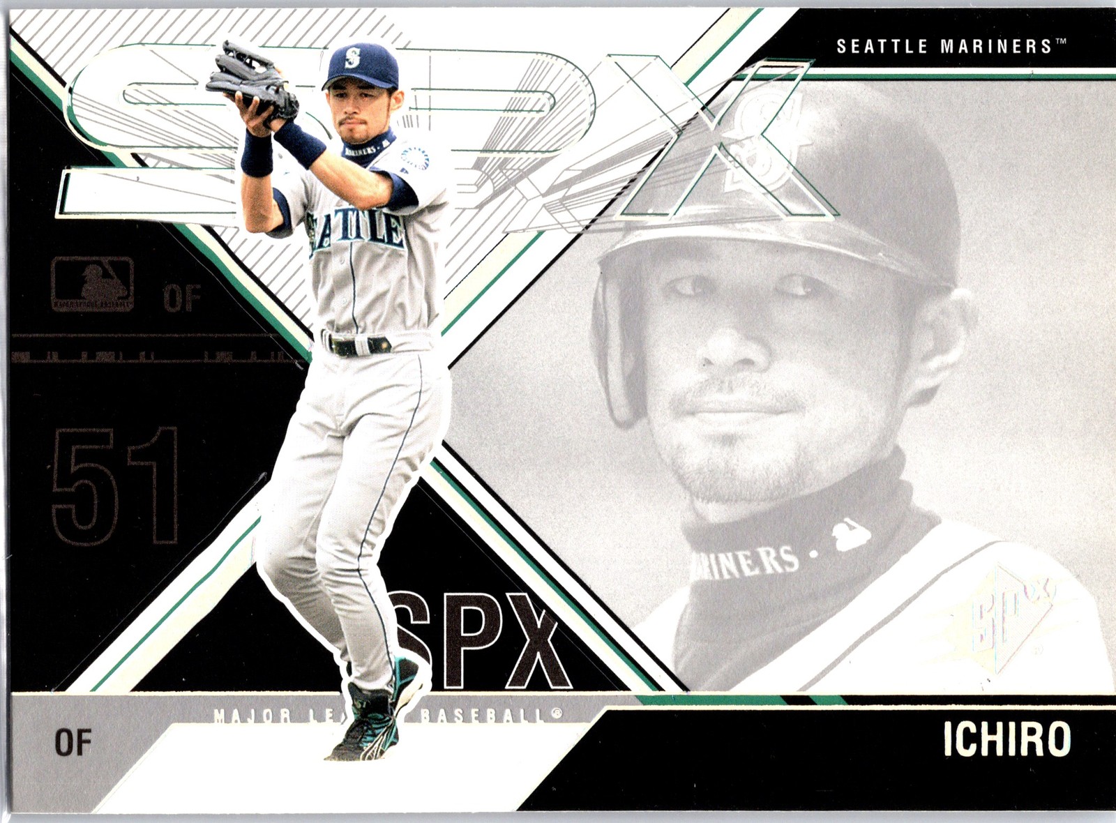 2003 SPx #105 Ichiro Suzuki Spectrum #/51 Seattle Mariners