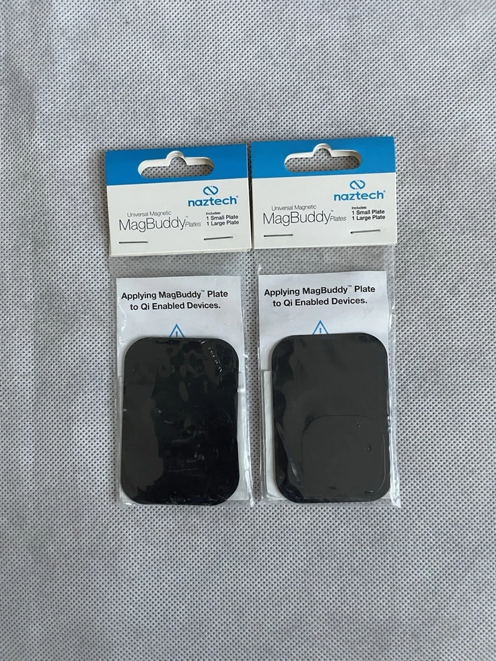 Naztech MagBuddy Ultra-Thin Plates 2 Pack Spare Replacement Phone Mount NIB - Image 2 of 3