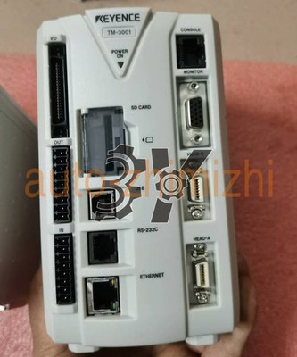 One Keyence TM-3001 High Speed 2D Optical Micrometer Controller Used