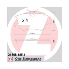 Plaquette de frein Opel OMEGA