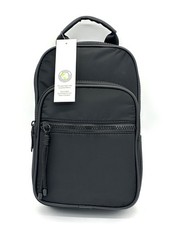 Hands Free Sling Bag Backpack Black With Adjustable Strap Shoulder Strap