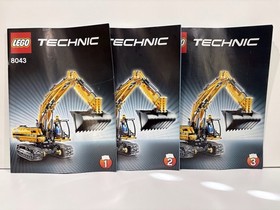 LEGO TECHNIC: Motorized Excavator (8043) - COMPLETE BUILD, Missing Remotes