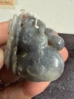 Unusual Antique/ Vtg. Chinese Black & White Jade Pendant — photo 9
