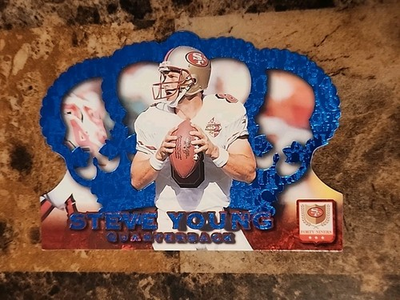 #ad 1996 Pacific Crown Royale Blue Steve Young #CR 110 HOF $7.99