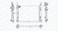 MAGNETI MARELLI Motork&uuml;hler Wasserk&uuml;hler 350213142600 f&uuml;r MERCEDES CITAN W415 2